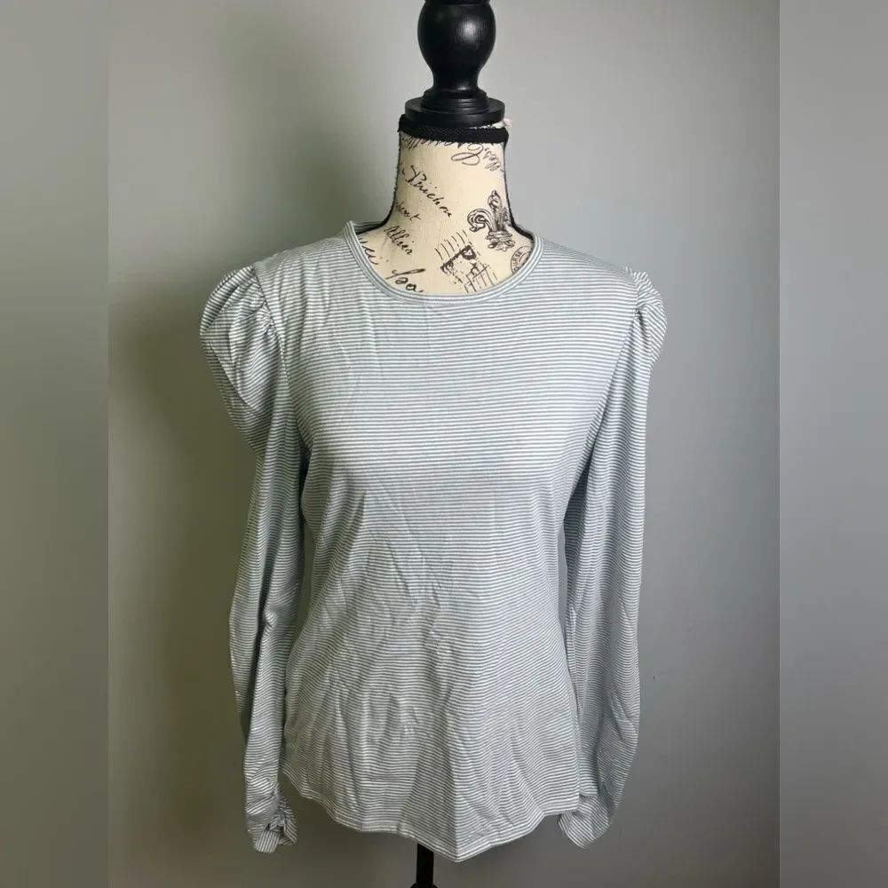Rebecca Taylor ruched long sleeves top NWT Size L